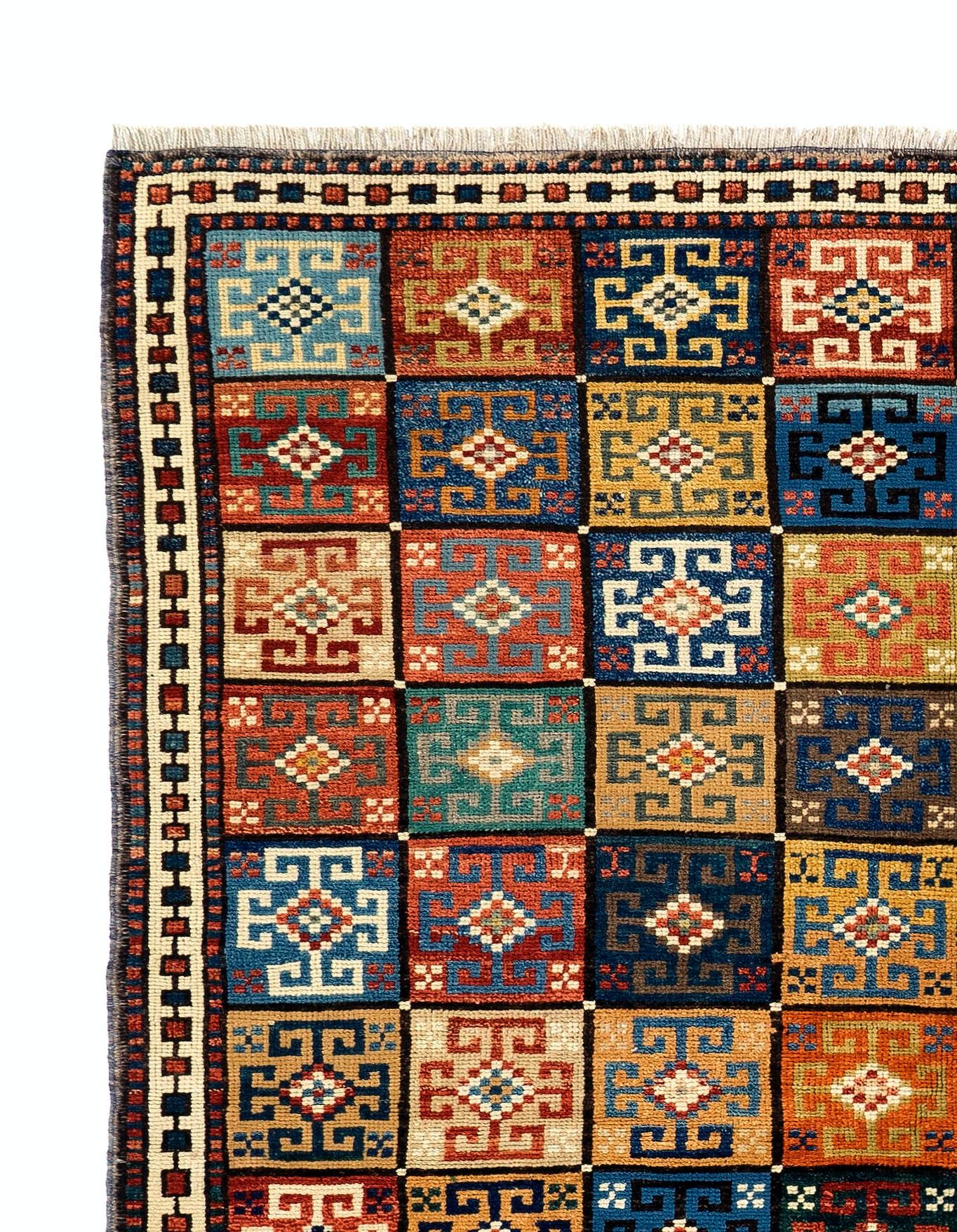 Tribal 4.6x5.8 Ft Vintage Handmade Turkish Dowry Rug, 100% Wool & Natural Dyes For Sale