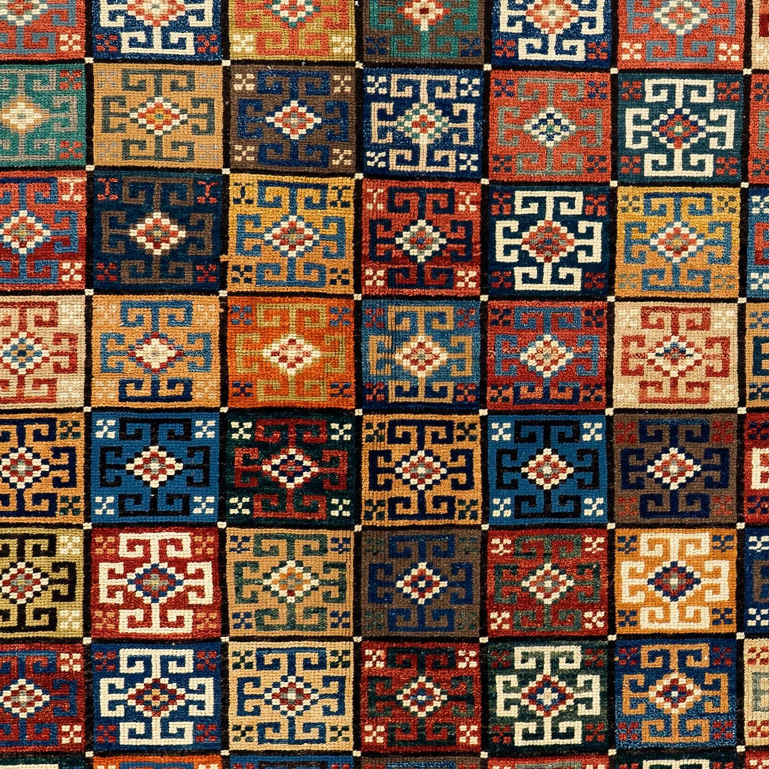 20th Century 4.6x5.8 Ft Vintage Handmade Turkish Dowry Rug, 100% Wool & Natural Dyes For Sale
