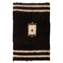 Tappeto in mohair a trama piatta da 4,6x6,3 piedi, ideale come copriletto e copripavimento, lancio per il divano