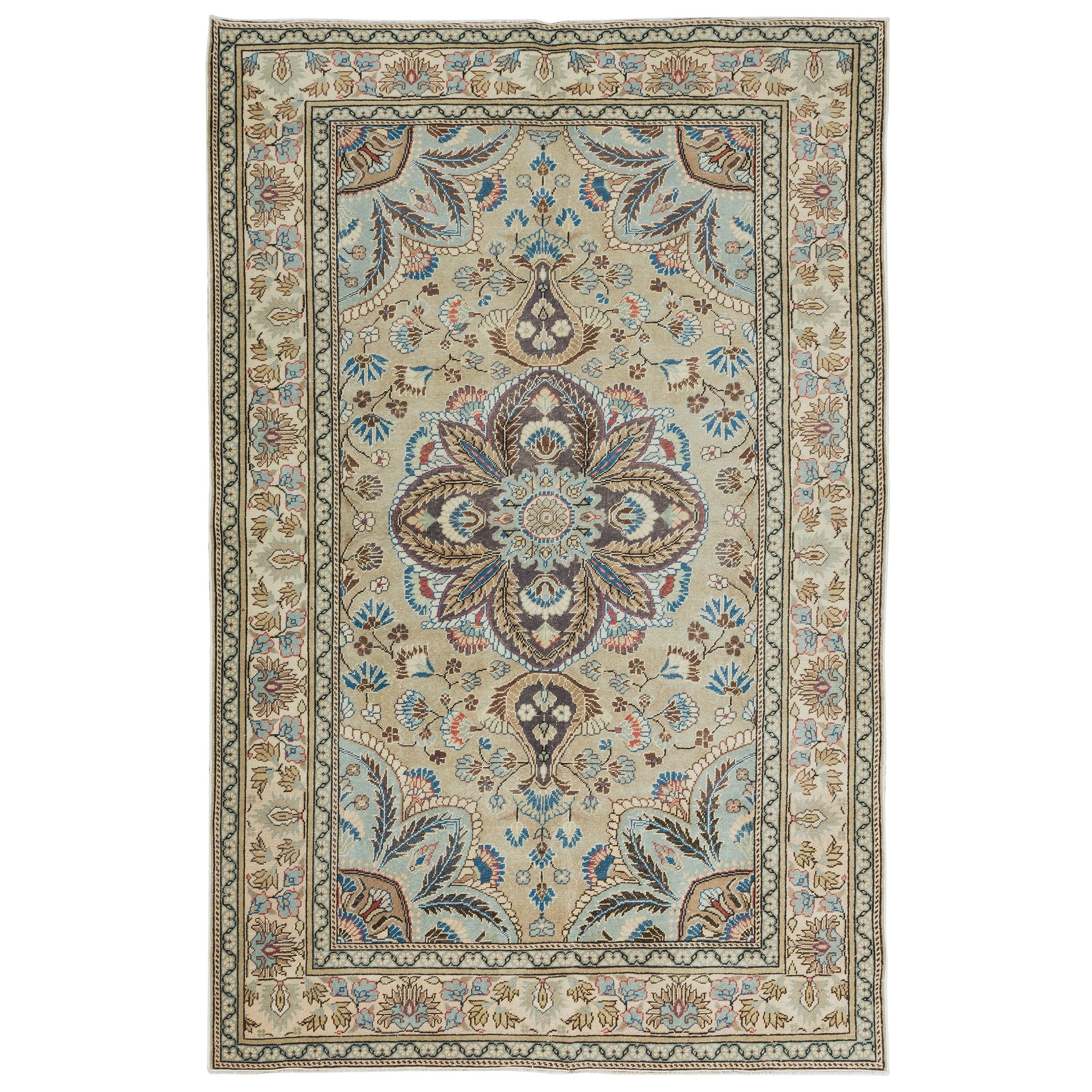 4,6x7,3 Ft Eleg Modern Hand-Knotted Wool Area Rugs da Kayseri / Turkiye