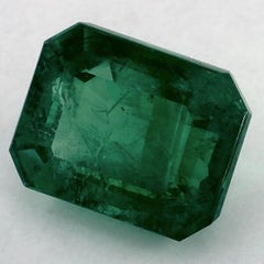 4.7 Ct Emerald Octagon Cut Loose Gemstone