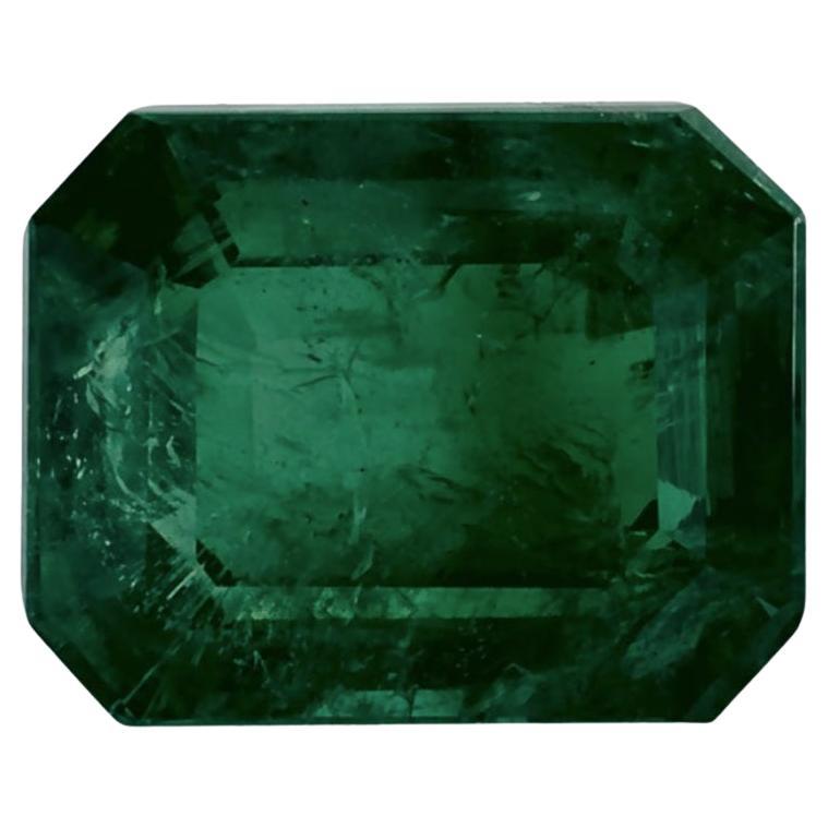 4.7 Ct Emerald Octagon Cut Loose Gemstone