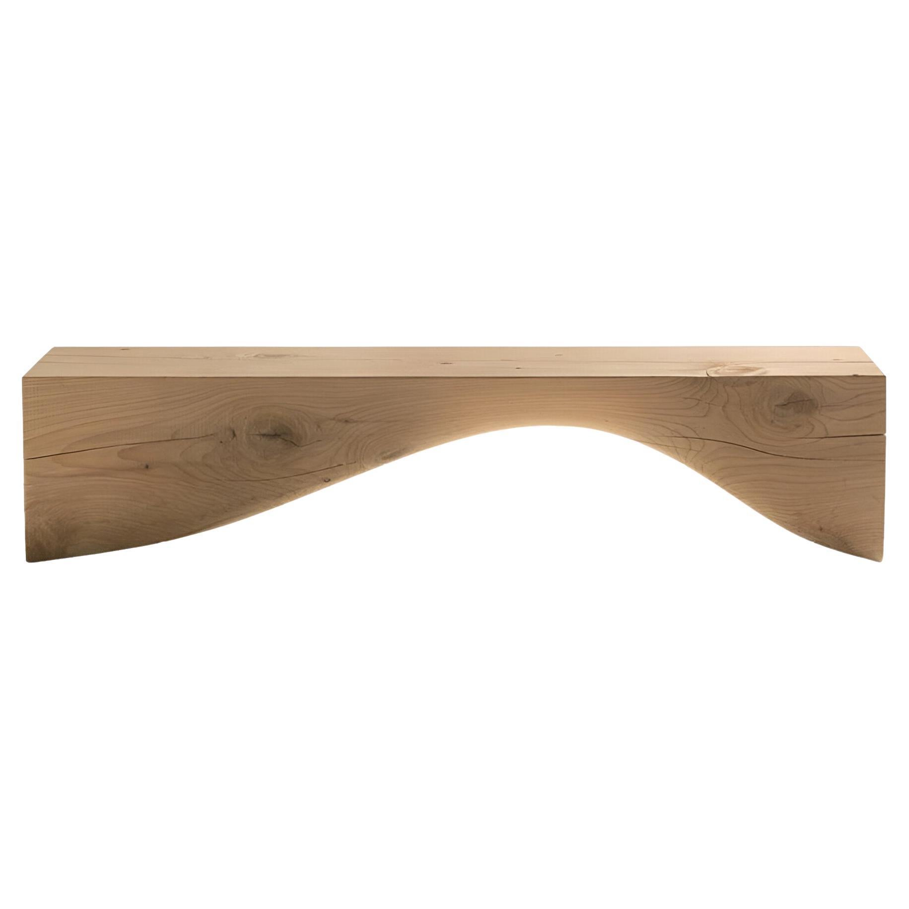 47" Outdoor/Indoor Bench Made From A Single Block of Scented Cedar