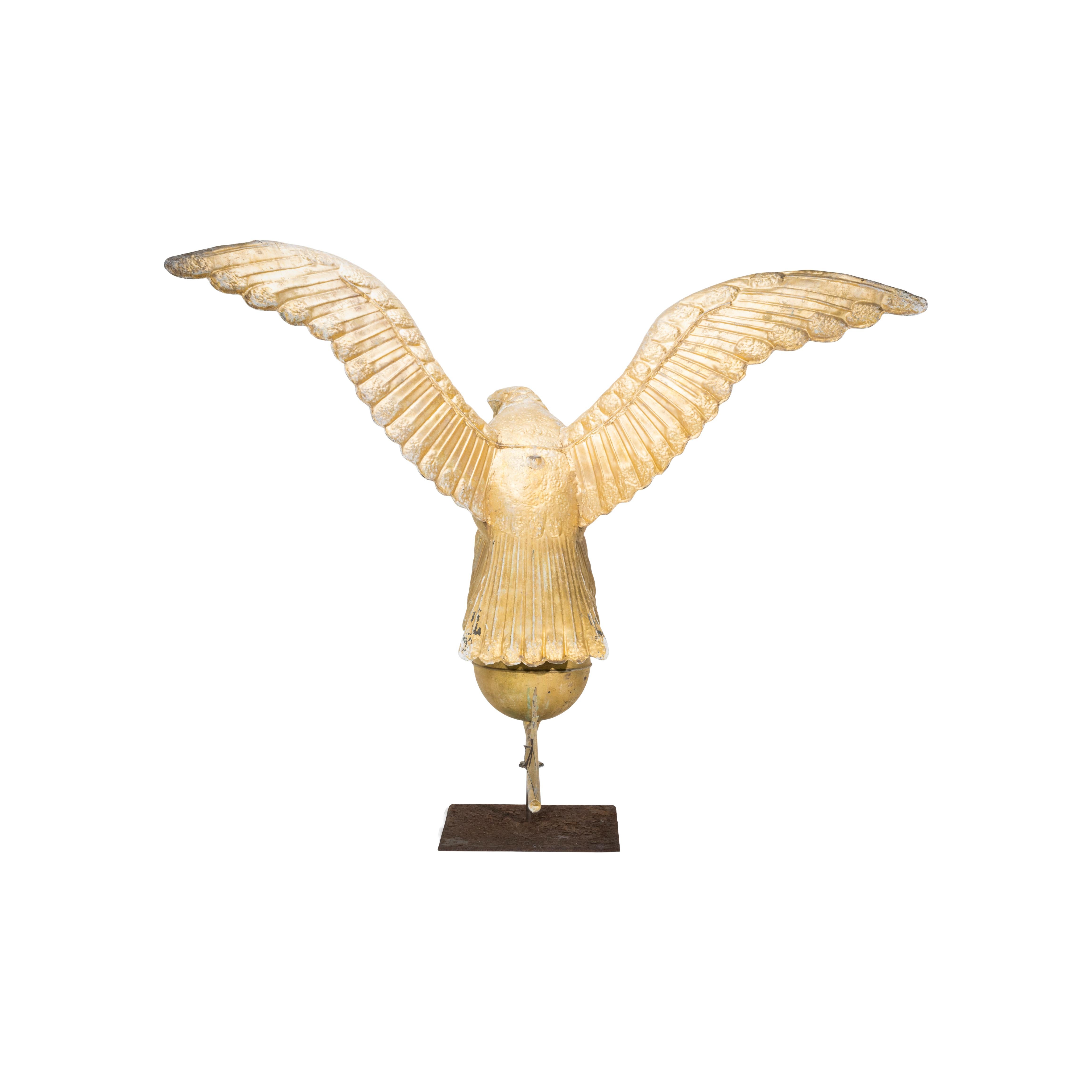 Américain Girouette aigle tridimensionnelle du 19e siècle de 47 pouces en vente