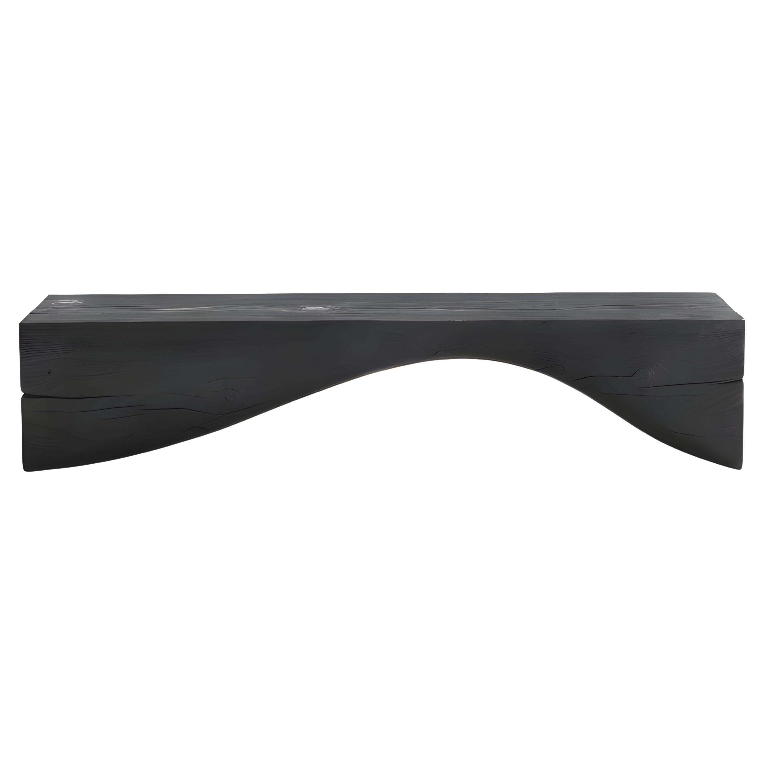 47" Vulcano Bench Made From A Single Block of Scented Cedarwood