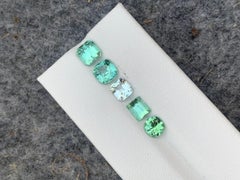 4,70 carati di splendido set di tormaline sciolte alla menta per la creazione di gioielli
