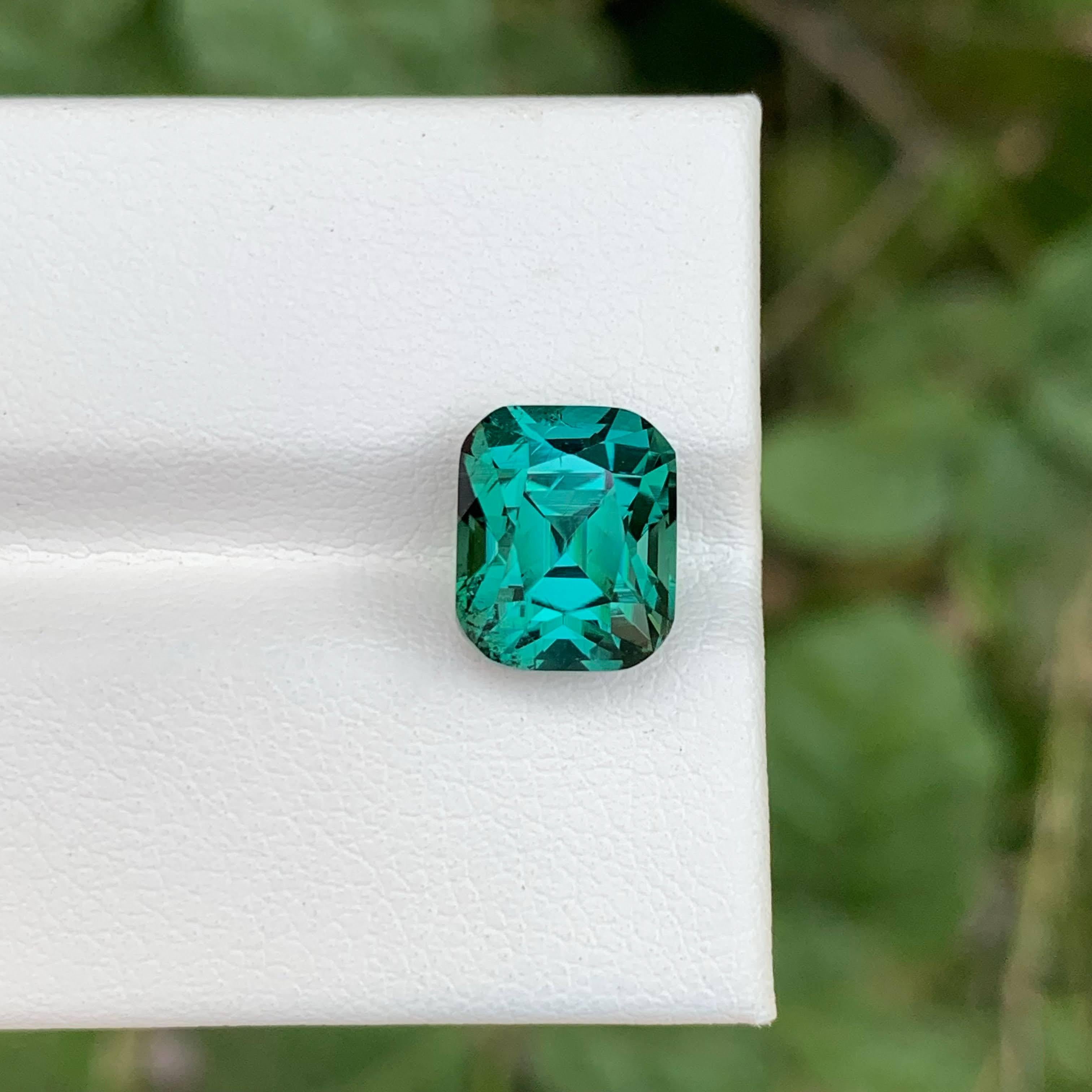 4,70 quilates de turmalina verde laguna suelta talla cojín gema afgana Corte cojín en venta