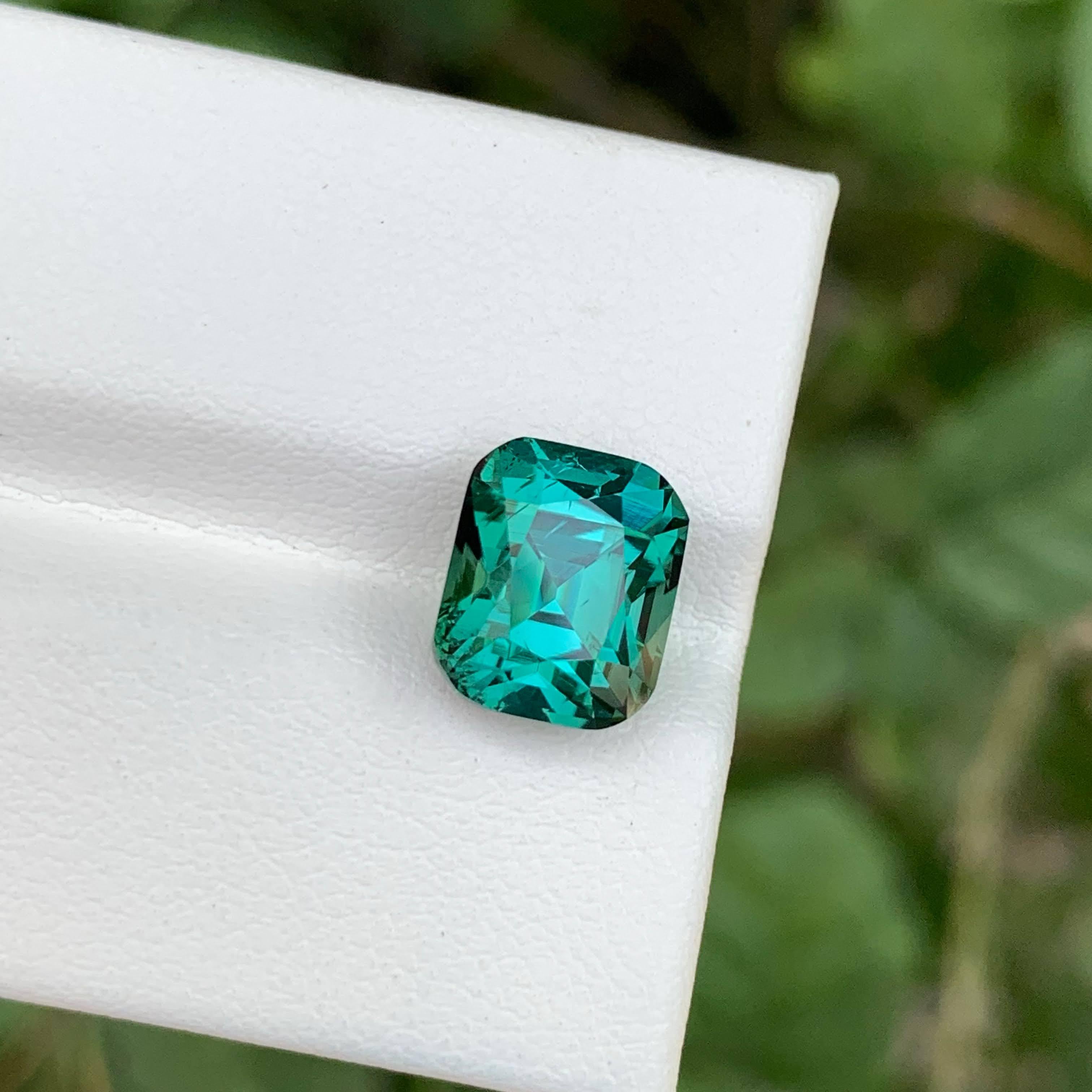 Femenino o masculino 4,70 quilates de turmalina verde laguna suelta talla cojín gema afgana en venta