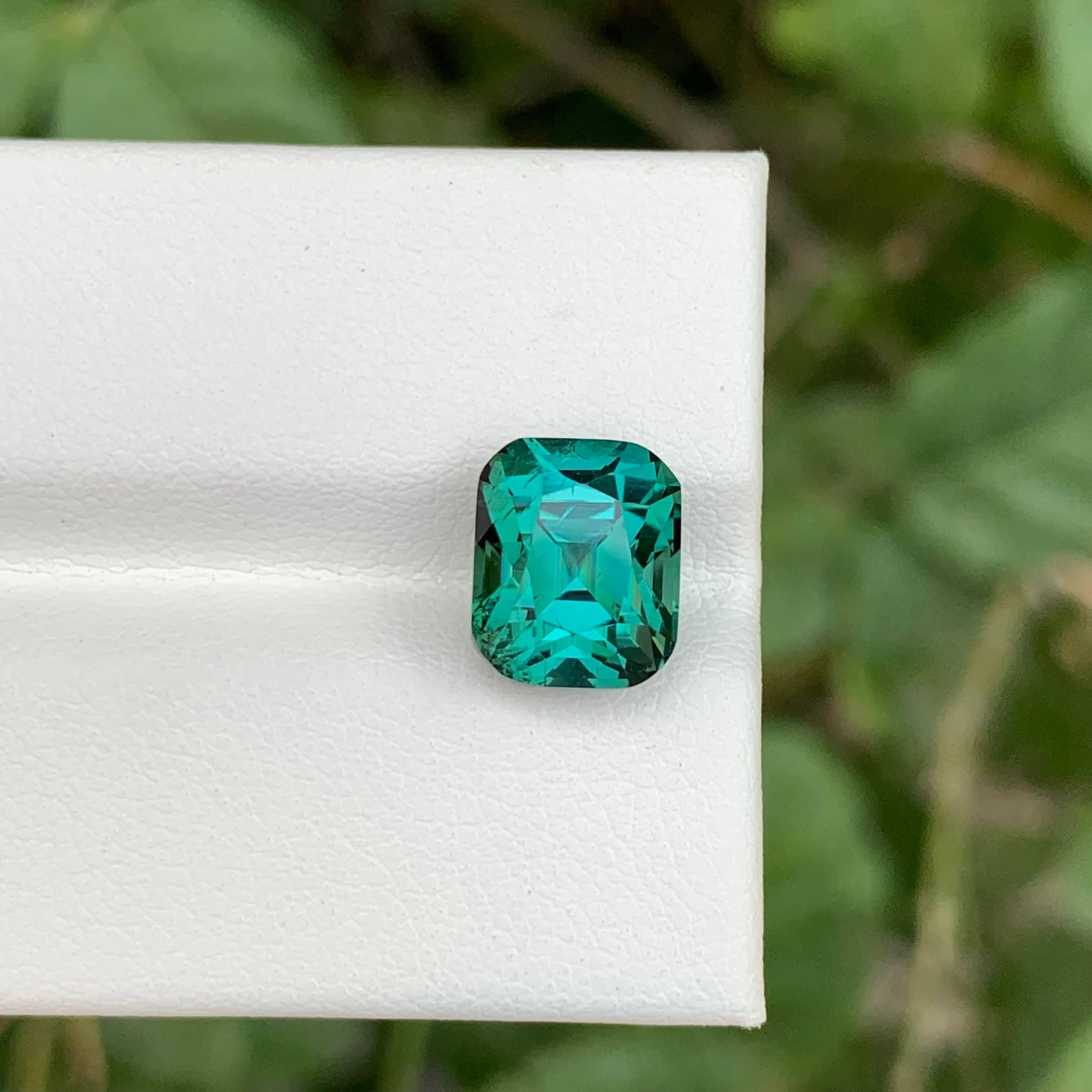 4,70 quilates de turmalina verde laguna suelta talla cojín gema afgana en venta 3