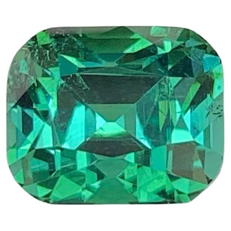 4.70 Carat Natural Loose Lagoon Blue Tourmaline Cushion Cut Afghan Gemstone For Sale
