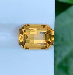 4.70 Carat Natural Loose Orange Citrine Stone Pixel Cut Brazilian Gemstone