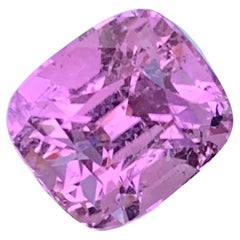 4.70 Carat Natural Loose Pink Tourmaline Cushion Cut SI2 Clarity Afghan Mine