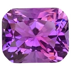 4,70 quilates de amatista púrpura natural suelta talla cojín fantasía gema brasileña