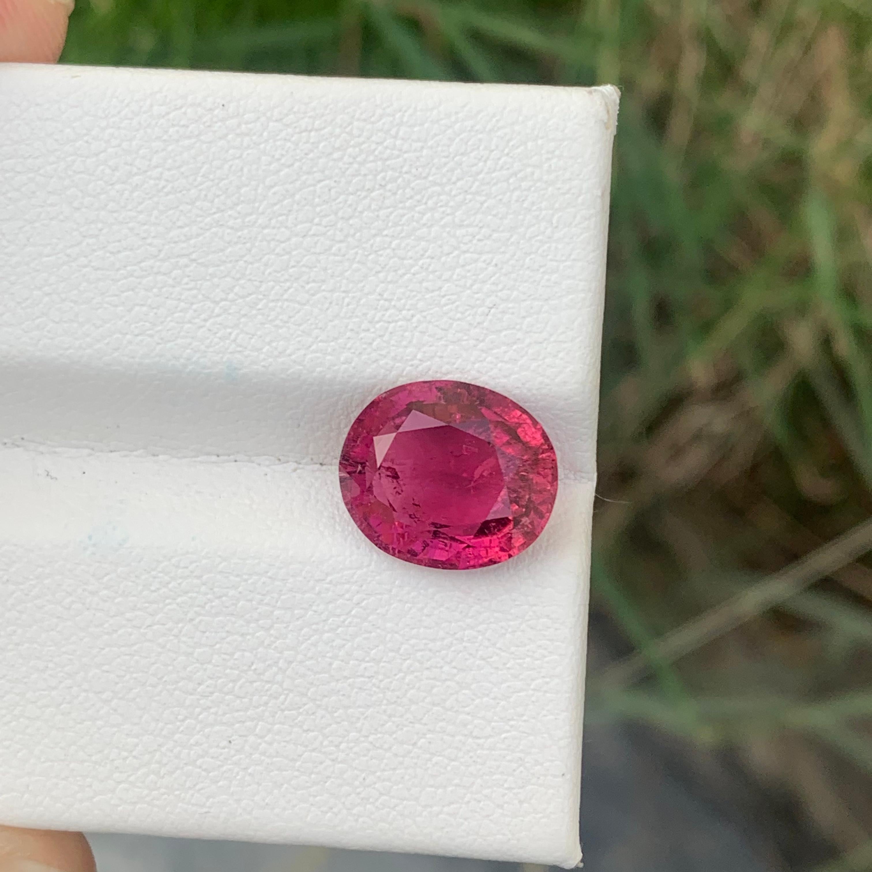 4,70 Quilates Gema Natural de Turmalina Rubelita Rojo Rosado Facetada en Nuevo estado para la venta en Peshawar, PK