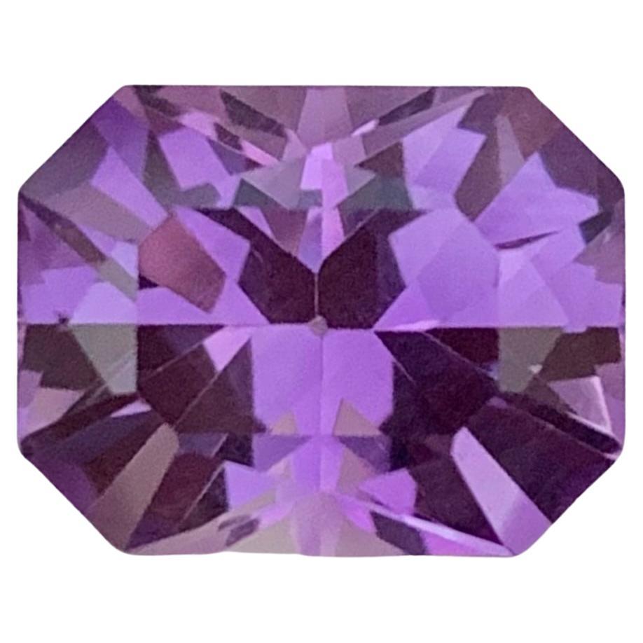 4.70 Carats Natural Loose Purple Amethyst Ring Gemstone From Brazil Mine  For Sale
