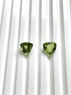 4.70 Carats Tourmaline Trillion 2 Pcs Faceted Cut stone Top Quality Natural Gems