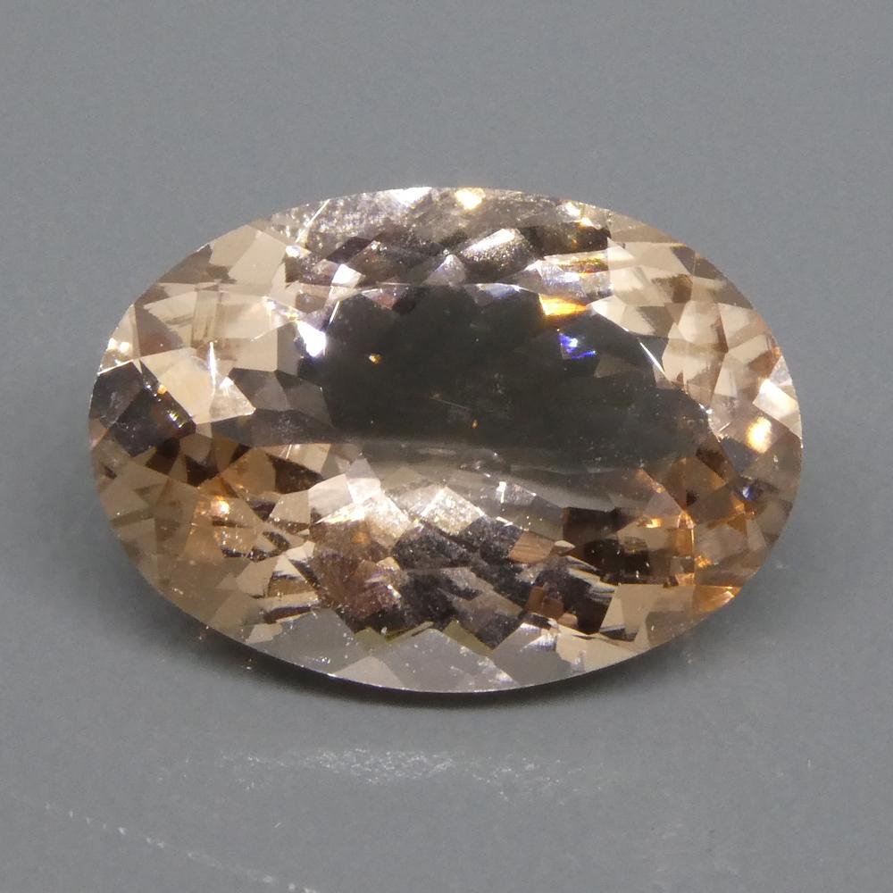 Morganite ovale 4.70ct in vendita 3