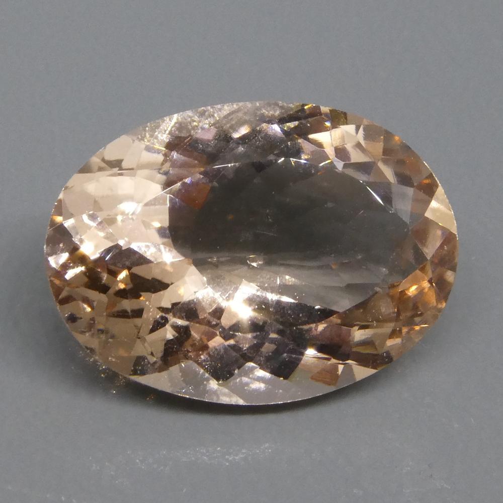 4.70ct Oval Morganite For Sale 4