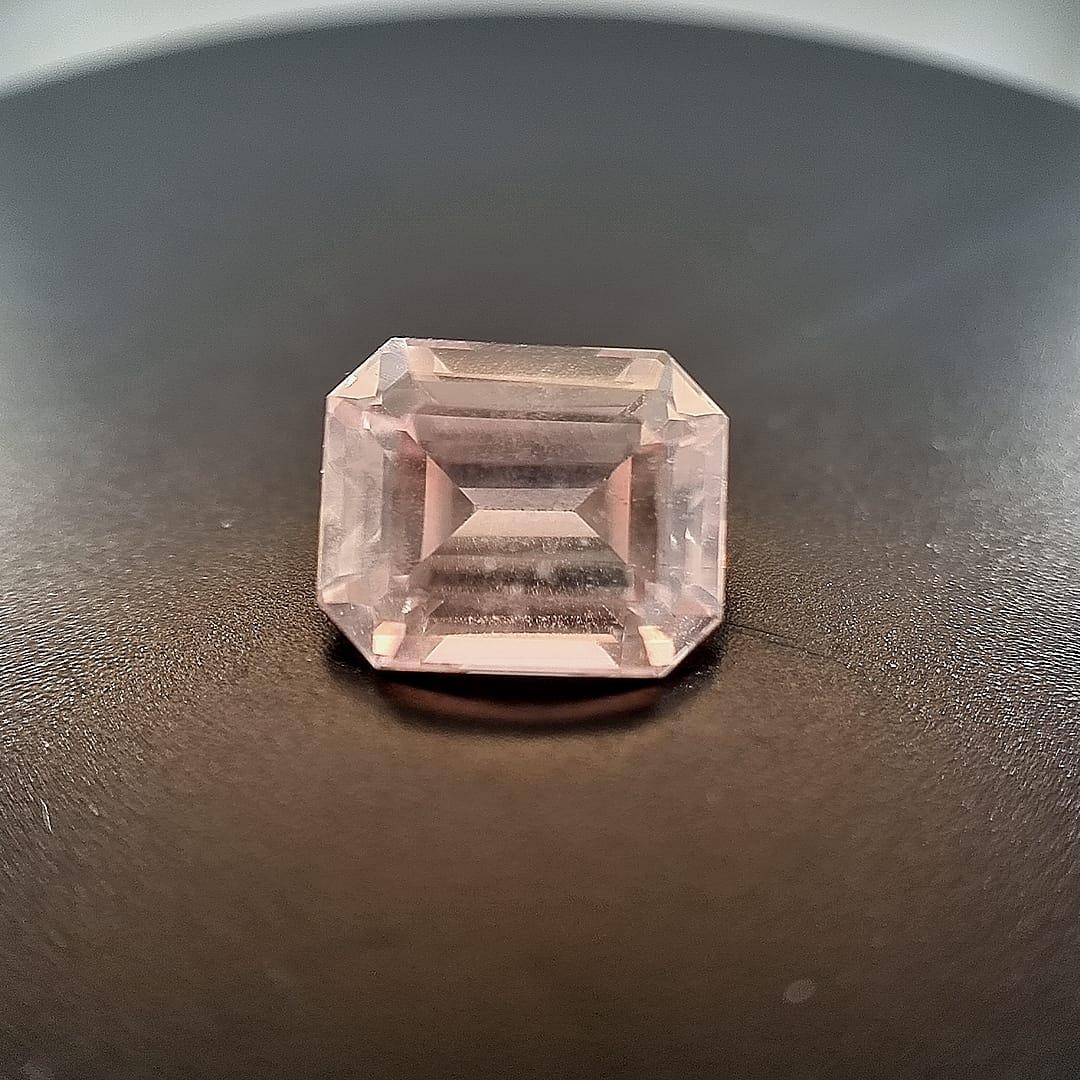 4.71 Carat Pink Madagascar Sapphire Octagon Natural Certified Rare & Unique Gem For Sale 7