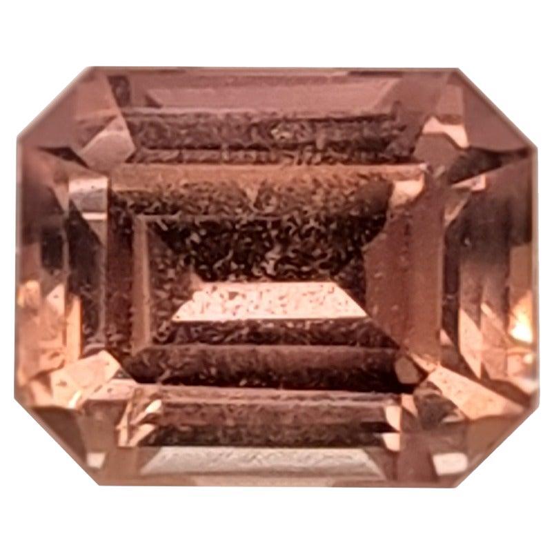 4.71 Carat Pink Madagascar Sapphire Octagon Natural Certified Rare & Unique Gem For Sale