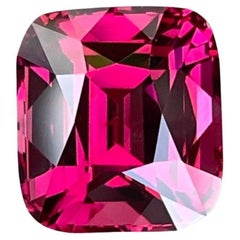 4.71 carats Pinkish Red Garnet Cushion Cut Natural African Gemstone