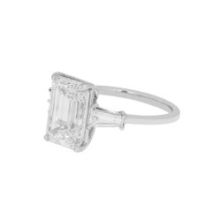 4.73 Carat Emerald Diamond Ring 18K Gold A Classic Statement