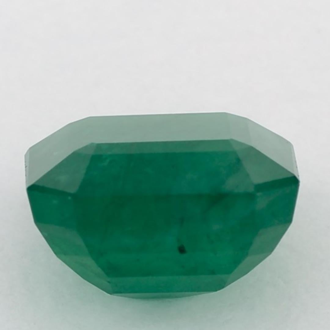Women's 4.73 Ct Emerald Octagon Cut Loose Gemstone For Sale