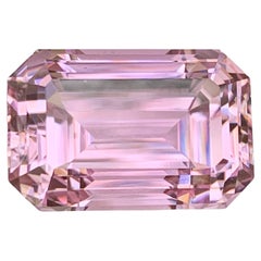 47.35 Carat Natural Loose Quality Pink Kunzite Emerald Cut Afghan Gemstone