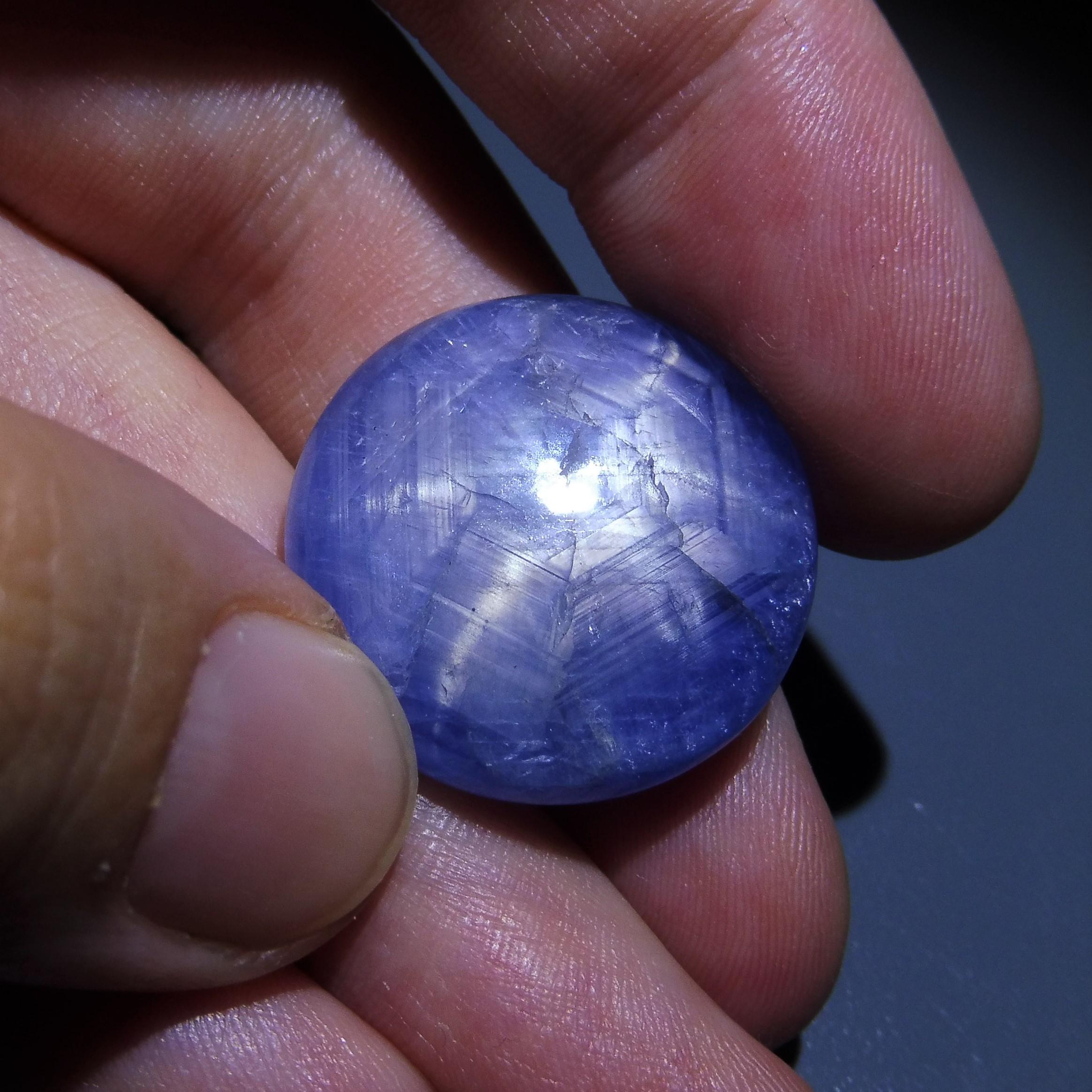 47.38 ct Round Star Sapphire For Sale 1