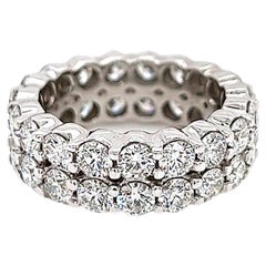 Bracelet à diamants pour femmes serti griffes de 4,73 carats au total