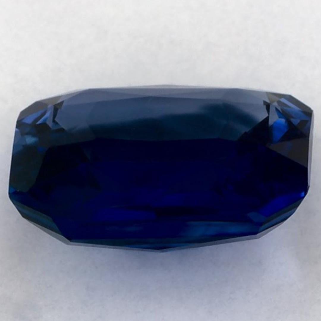 4.74 Karat Blauer Saphir Oktagon-Schliff Loser Edelstein im Zustand „Neu“ im Angebot in Fort Lee, NJ