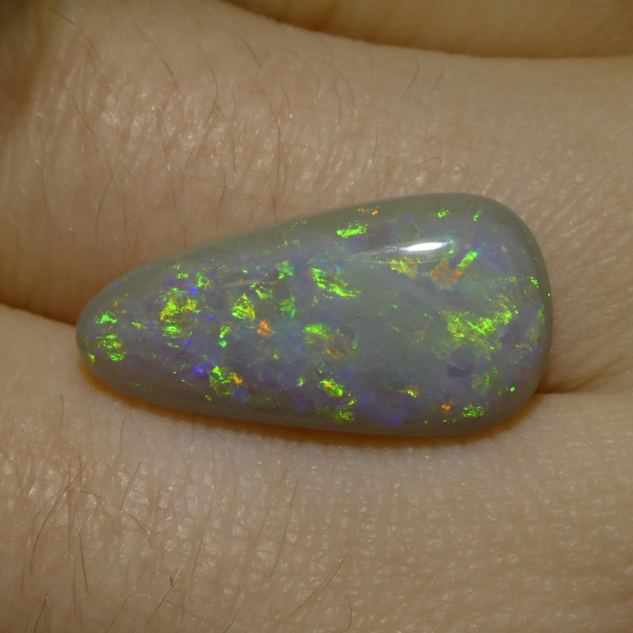 4,74 ct Ópalo gris cabujón libre de Australia en venta 7