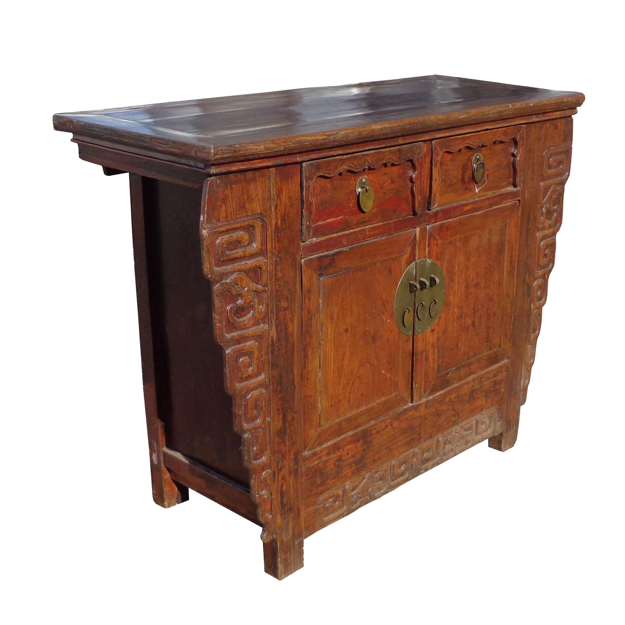 Asiatico Console d'altare cinese Qing del XIX secolo in vendita