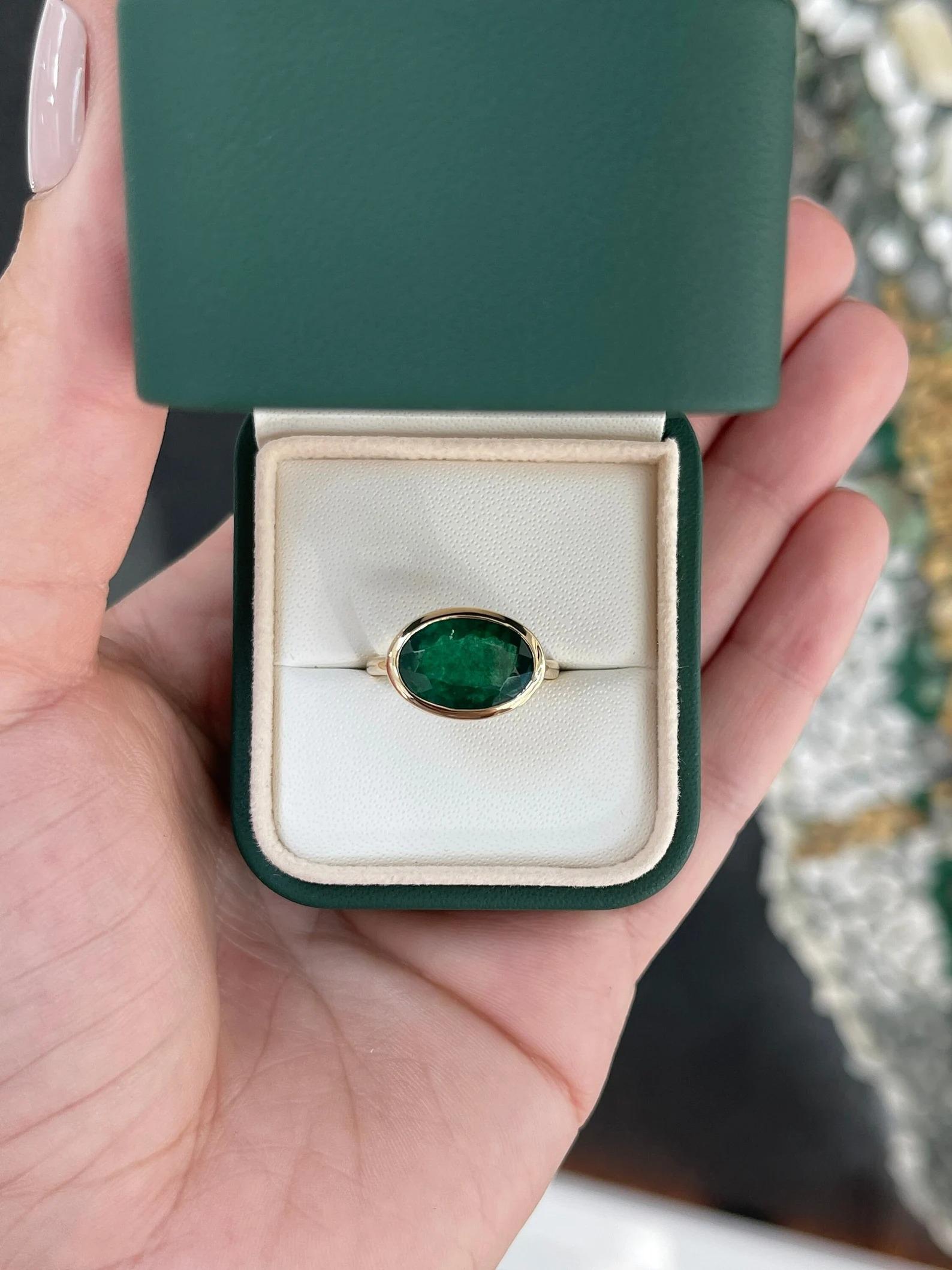 oval emerald ring design