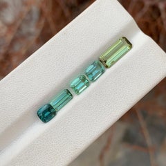 4.75 Carat Natural Faceted Tourmaline Lot From Afghanistan