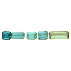 4.75 Carat Natural Faceted Tourmaline Lot From Afghanistan