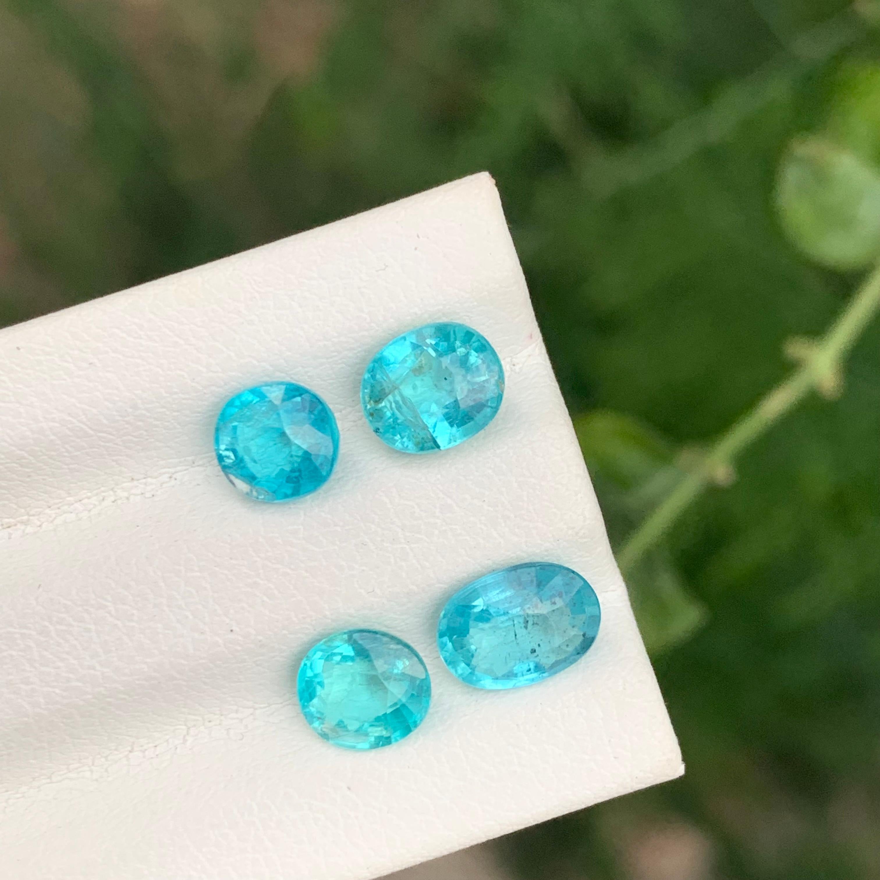 Arts and Crafts 4.75 Carat Natural Loose Apatite Lot For Jewellery Making For Sale