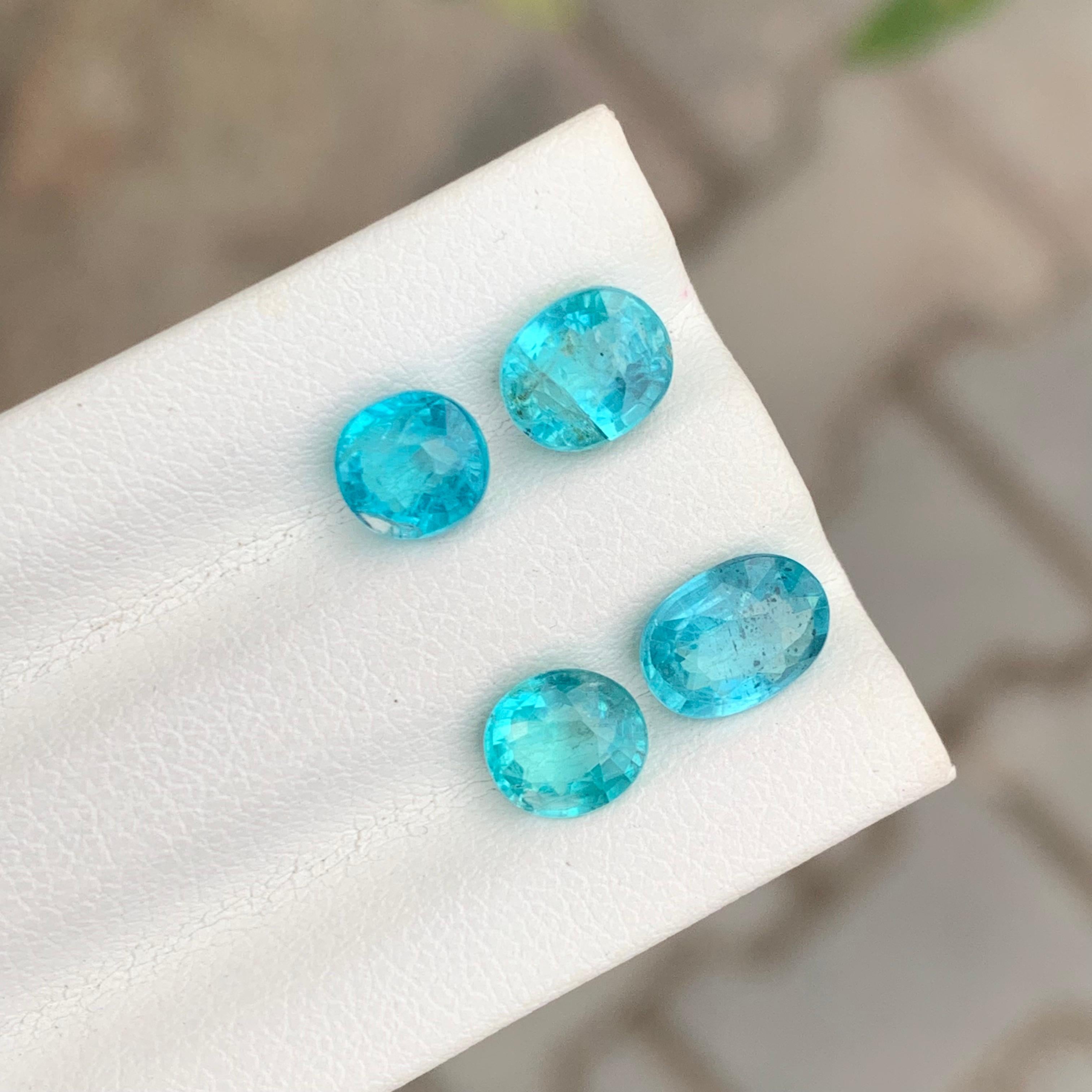 4.75 Carat Natural Loose Apatite Lot For Jewellery Making In New Condition For Sale In Peshawar, PK