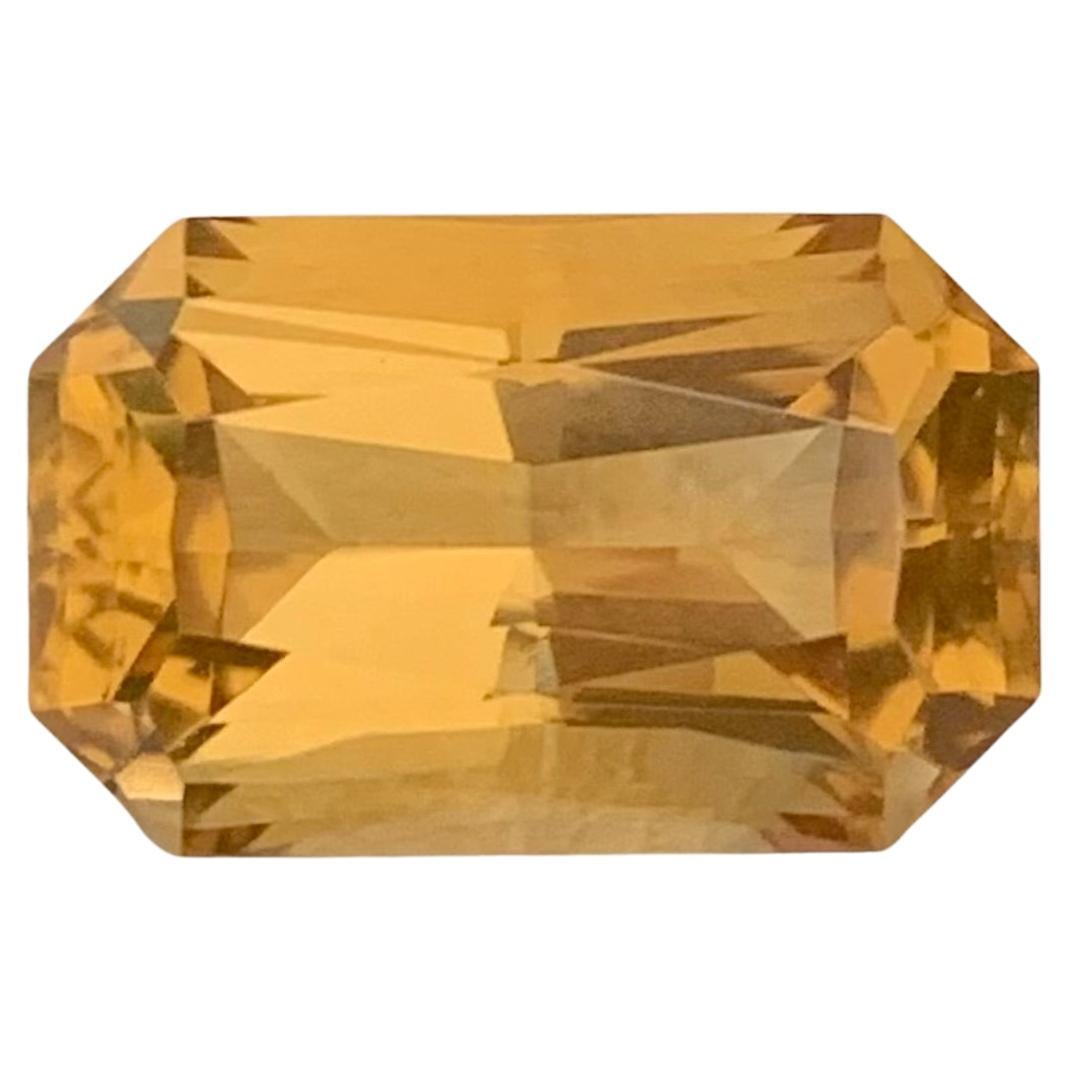 4.75 Carat Natural Loose Citrine Scissor Cut Gemstone For Jewellery