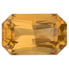 4.75 Quilates Citrino Natural Suelto Corte Tijera Piedra Preciosa Para Joyería