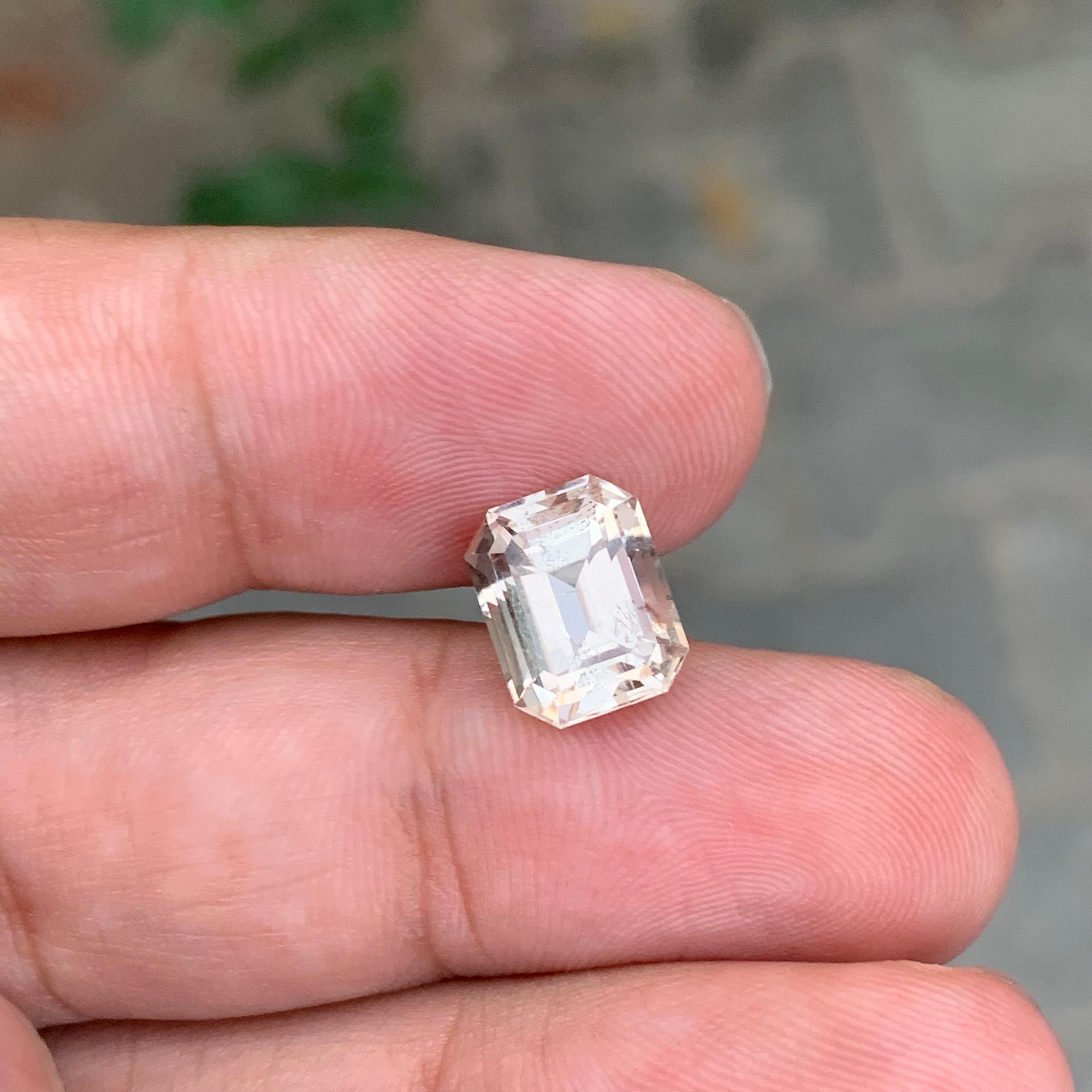 4.75 Karat natürlicher loser Goldtopas Smaragdform Edelstein im Angebot 5