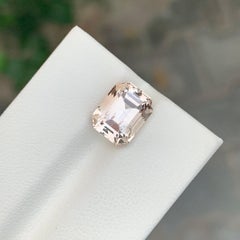 4.75 Carat Natural Loose Golden Topaz Emerald Shape Gemstone