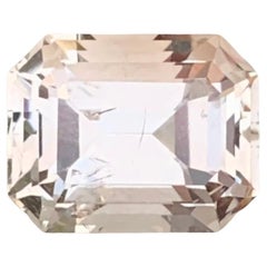 4.75 Carat Natural Loose Golden Topaz Emerald Shape Gemstone