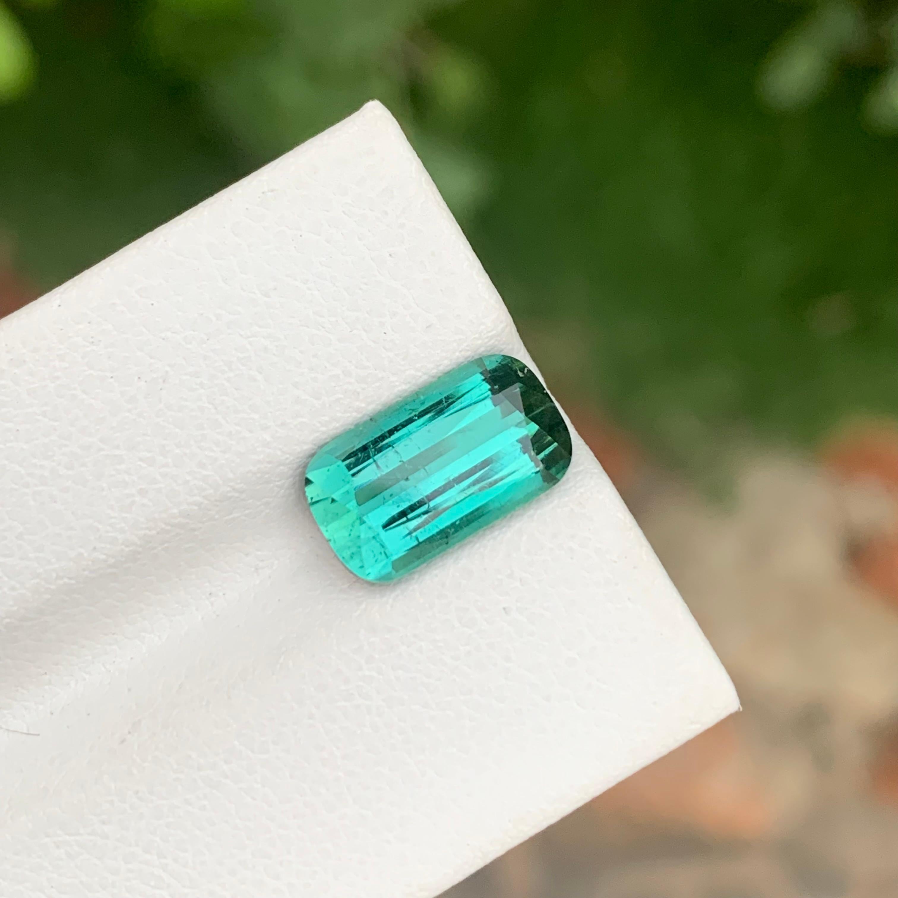 4,75 Quilates Natural Turmalina Laguna Suelta Gema Larga Forma Cojín Para Anillo en Nuevo estado para la venta en Peshawar, PK
