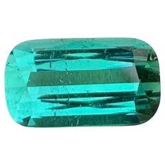 4,75 Karat Natürliche Lose Lagoon Turmalin Lange Kissen Form Edelstein für Ring