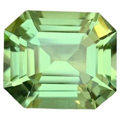 4.75 Carat Natural Loose Peridot Asscher Shape Gemstone