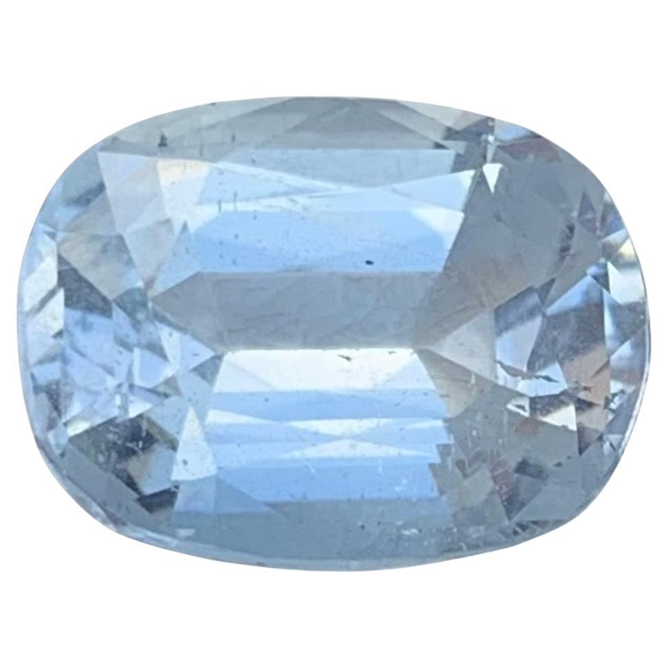 4.75 Carat Stunning Loose Aquamarine Goshenite Oval Cushion Shape Gemstone