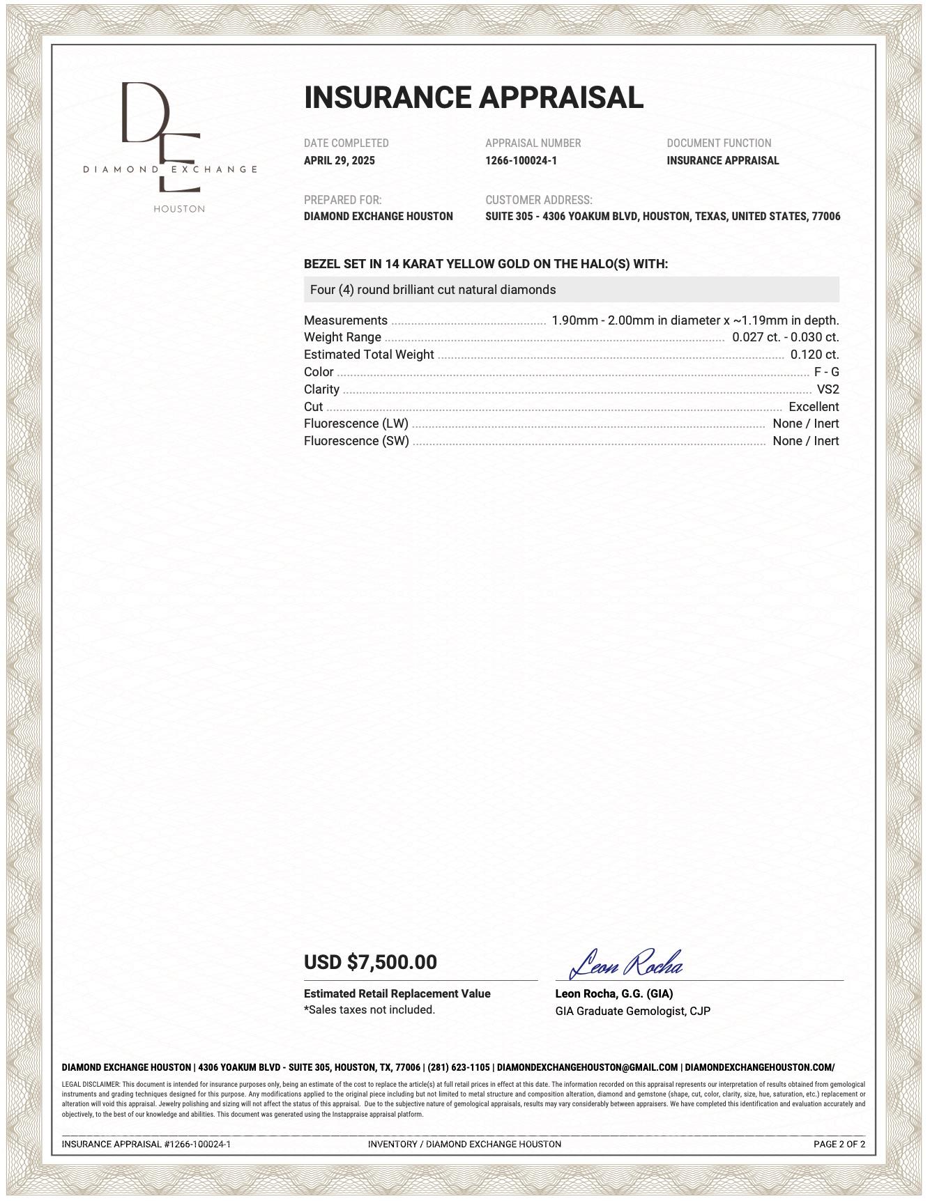 4,75 Karat sambischer grüner Smaragd und Diamantring aus 14 Karat Gelbgold im Angebot 5