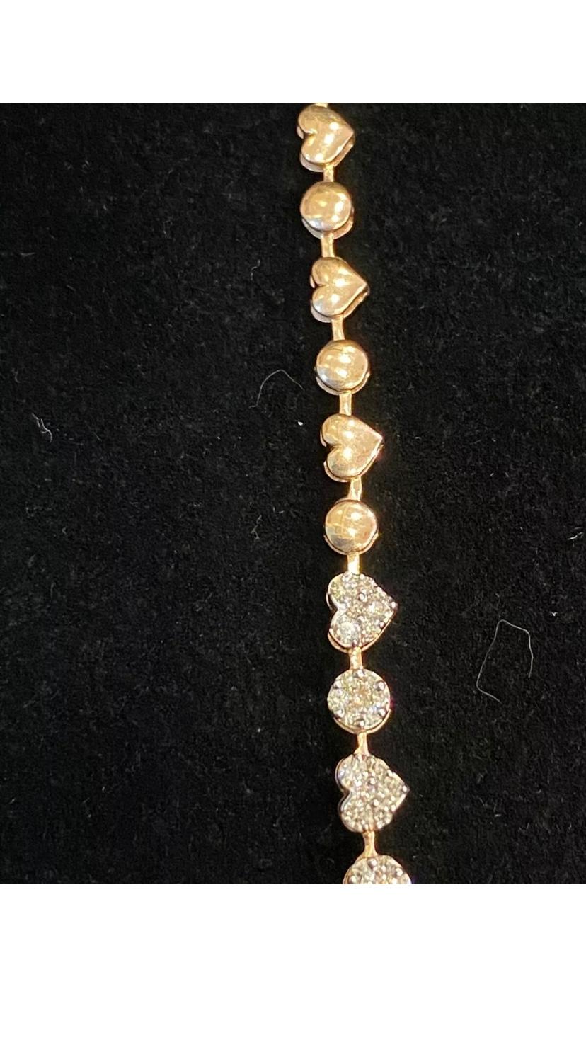 4,75 Quilates Diamantes Naturales Oro Rosado Parure en venta 1