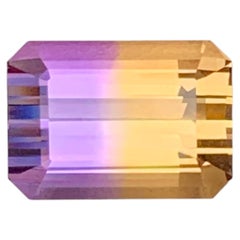 4.75 CTs Natural Bolivian Ametrine for Ring Jewelry Purple Yellow Bicolor Quartz